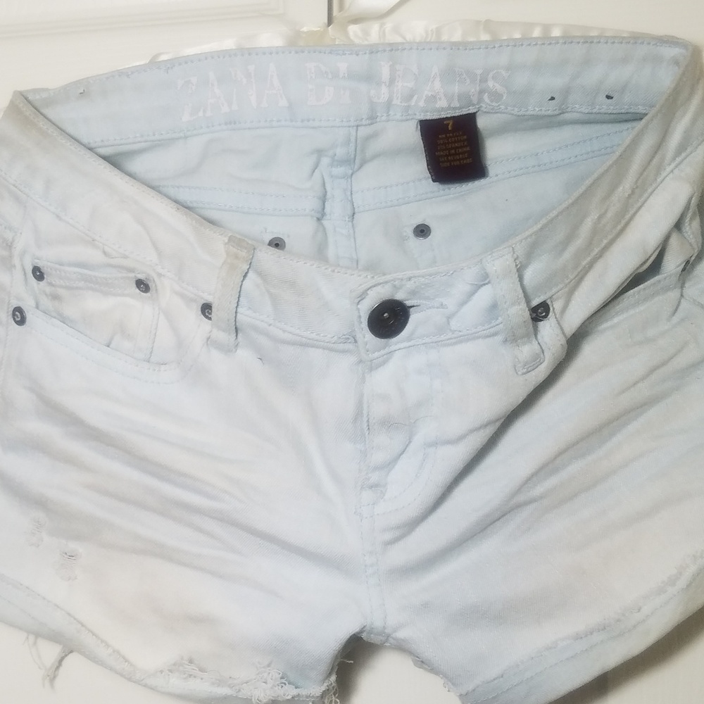 Light Denim Shorts